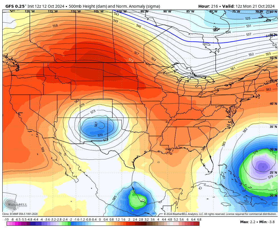 Rain odd increasing for next weekend!