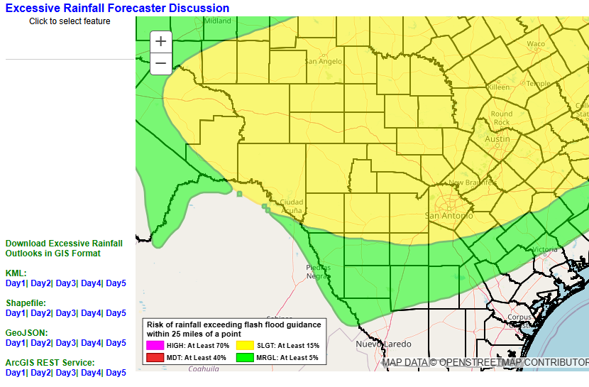 Best rain odds are still a couple of days away…