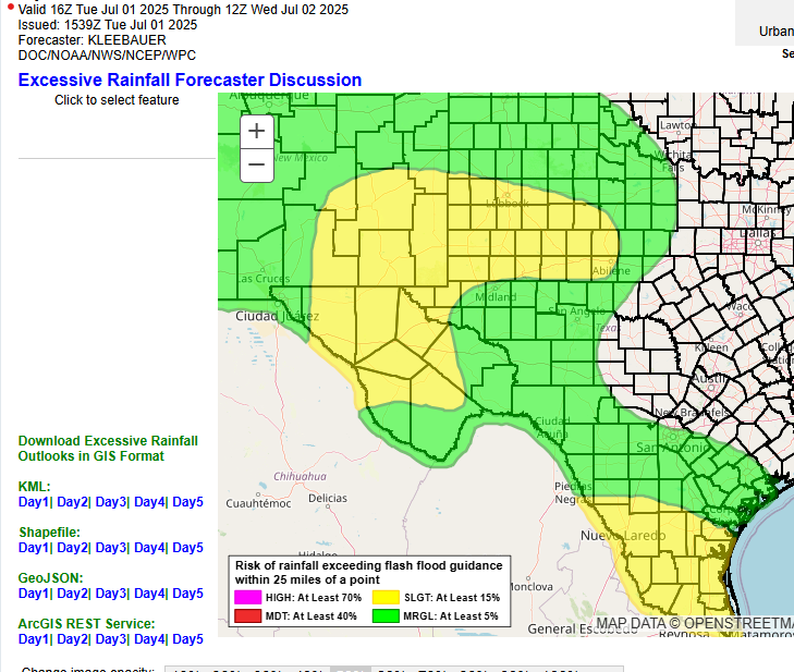 More chances for rain in south Texas and in our western counties!