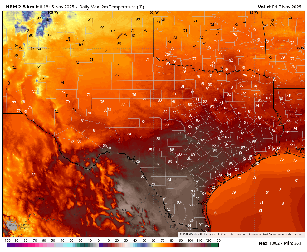 High temperature records could be broken on Friday and Saturday!