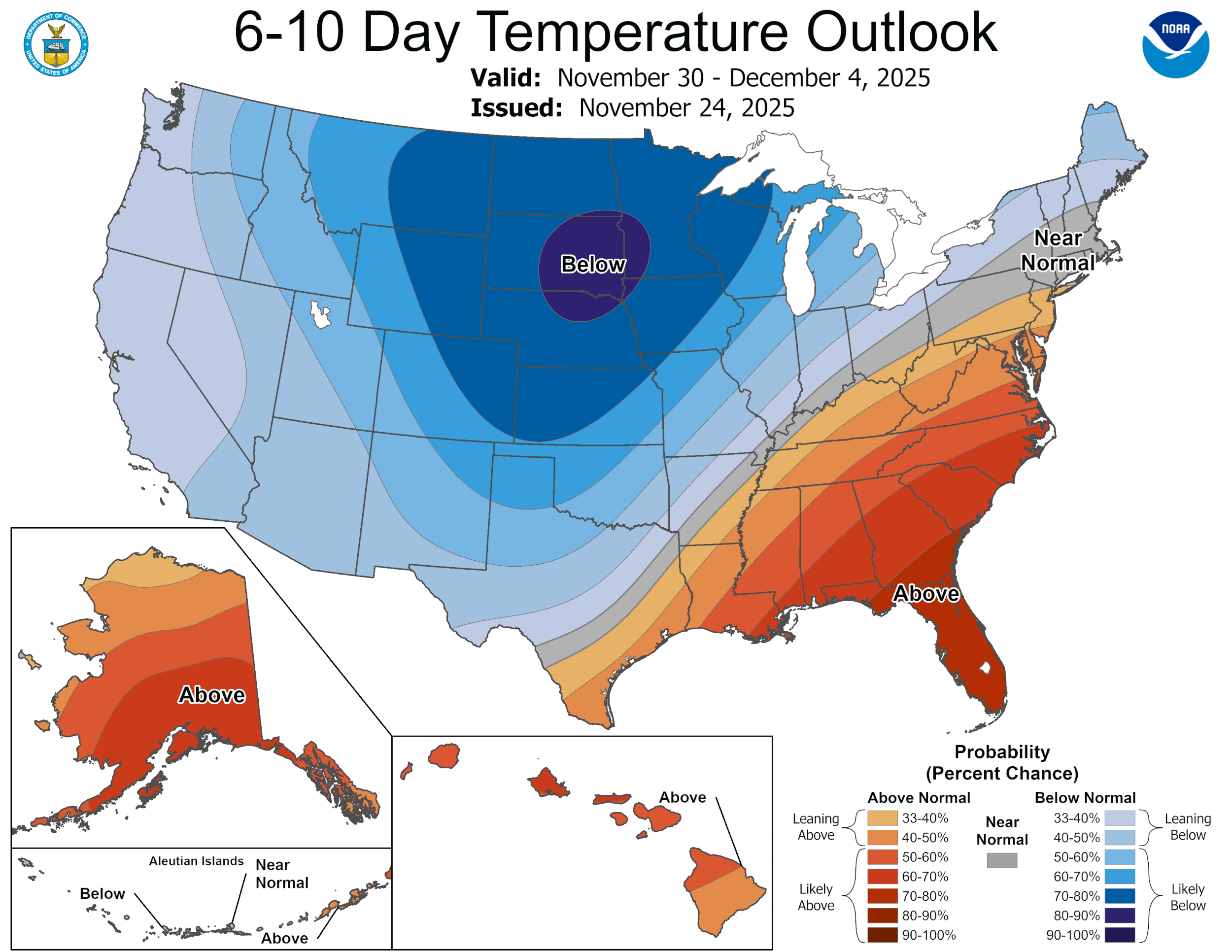 Nice weather, then a cool down…