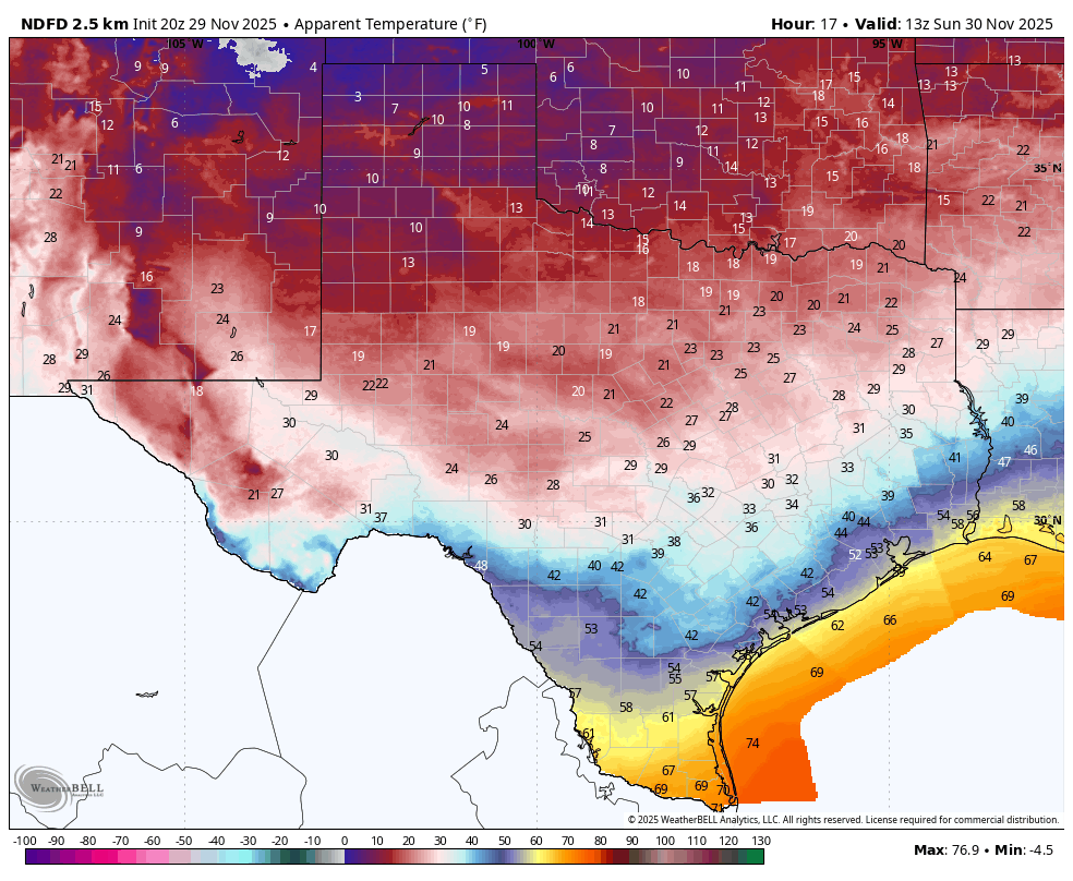 Cold, windy and a chance for more rain.