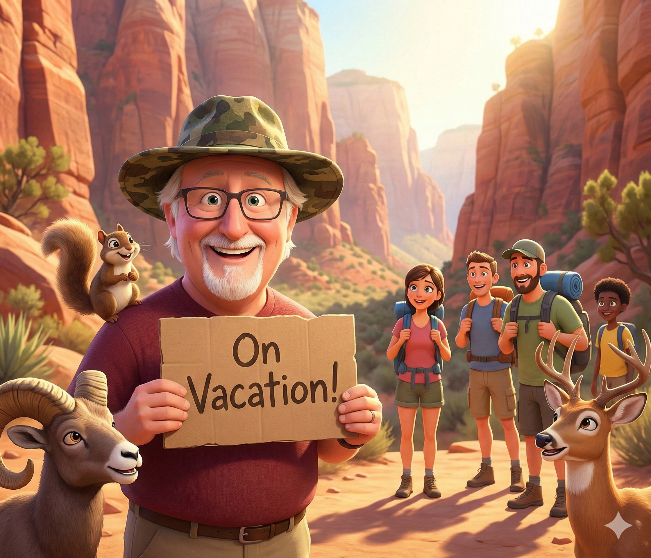 I’m on vacation this week, but still doing posts on Facebook.