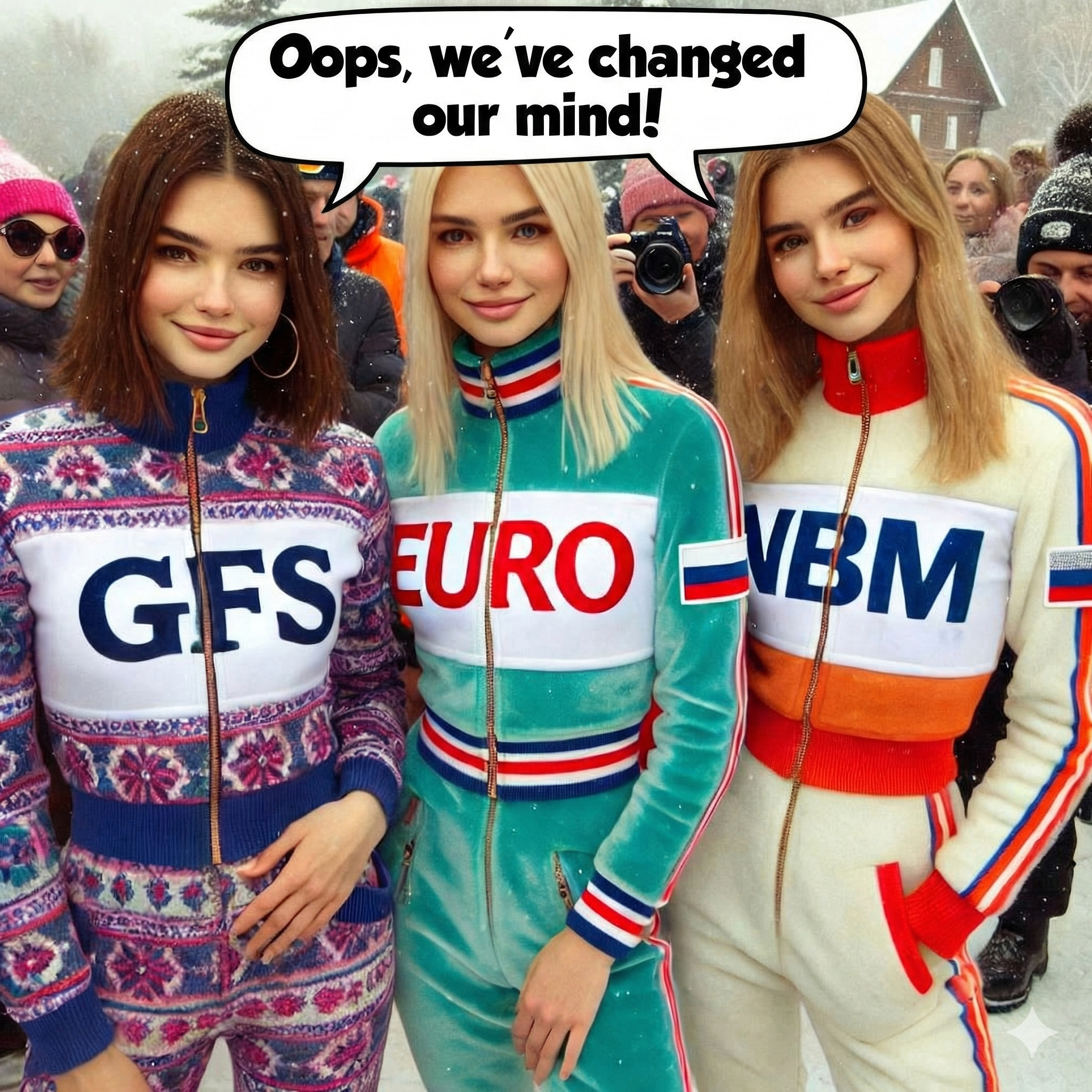 As usual, the models have changed their minds!