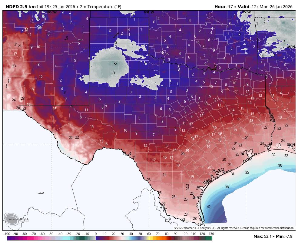Cold temperatures are the headline now!