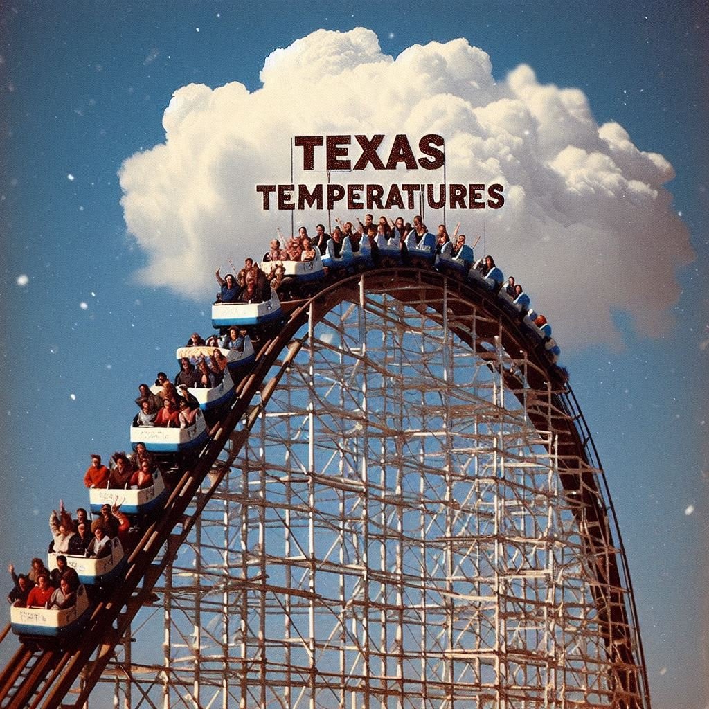 Rollercoaster temps and drought update…