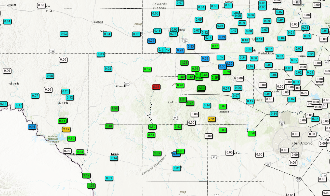 Rain chances continue…