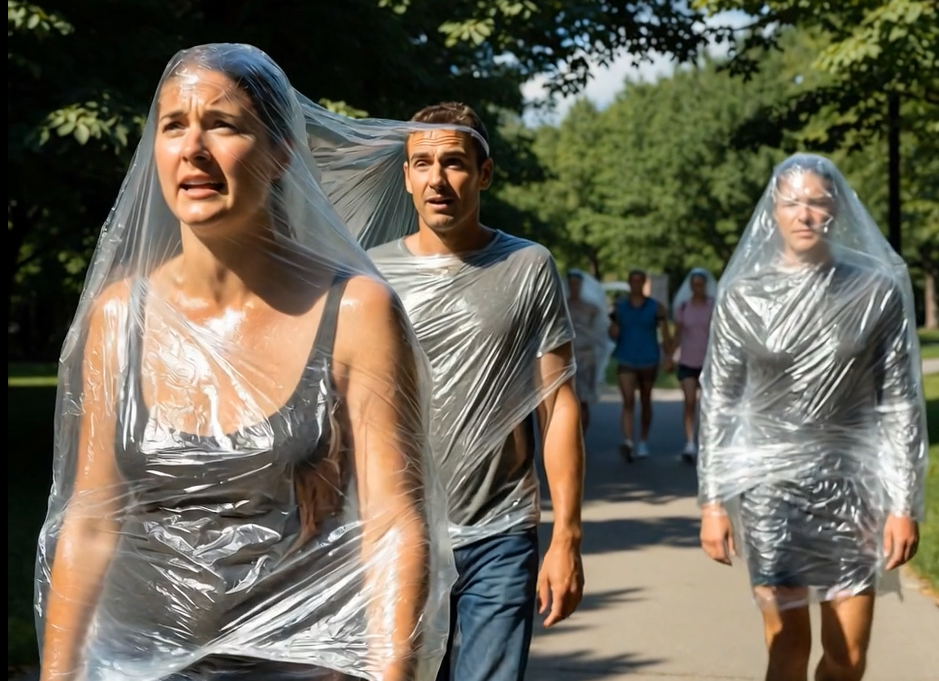 Saran Wrap weather ahead…