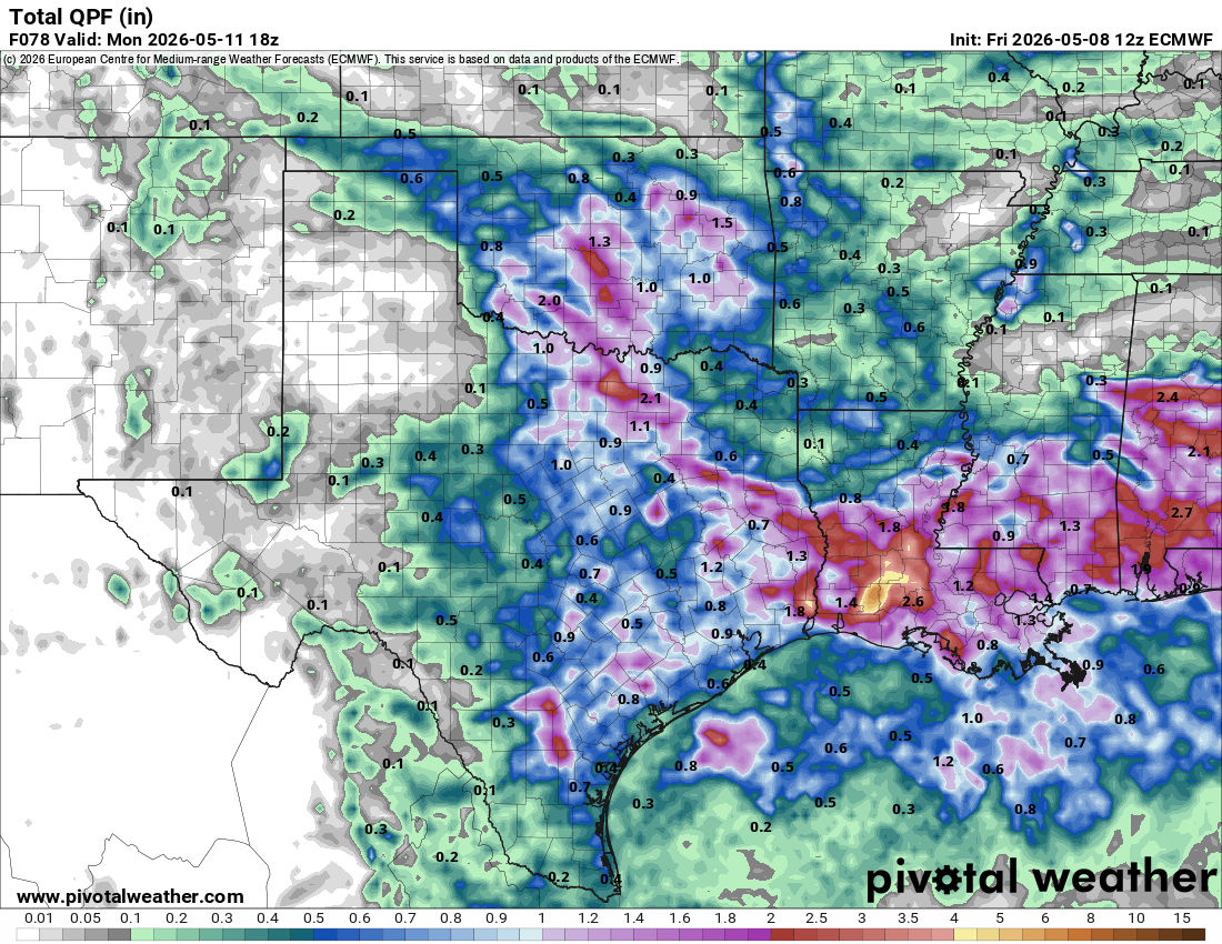 Still a chance for rain, but odds have gone down.