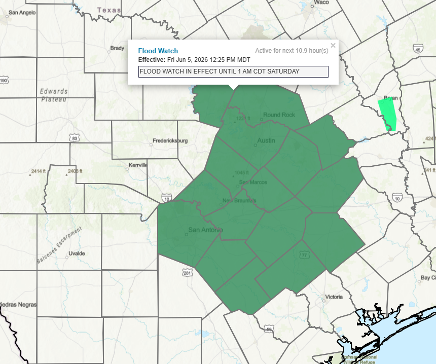 Flood Watch issued…