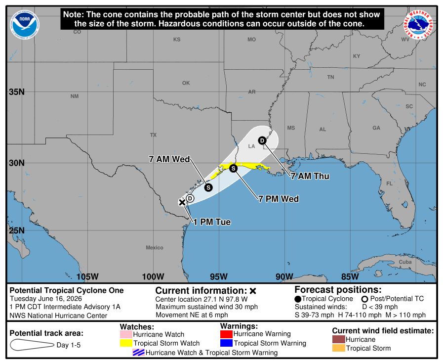 A potential tropical storm?