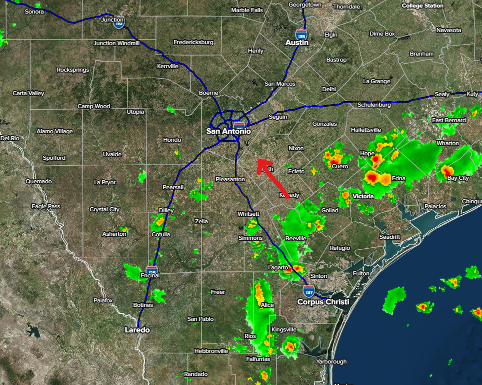 A chance for rain today, then rain chance return this weekend.