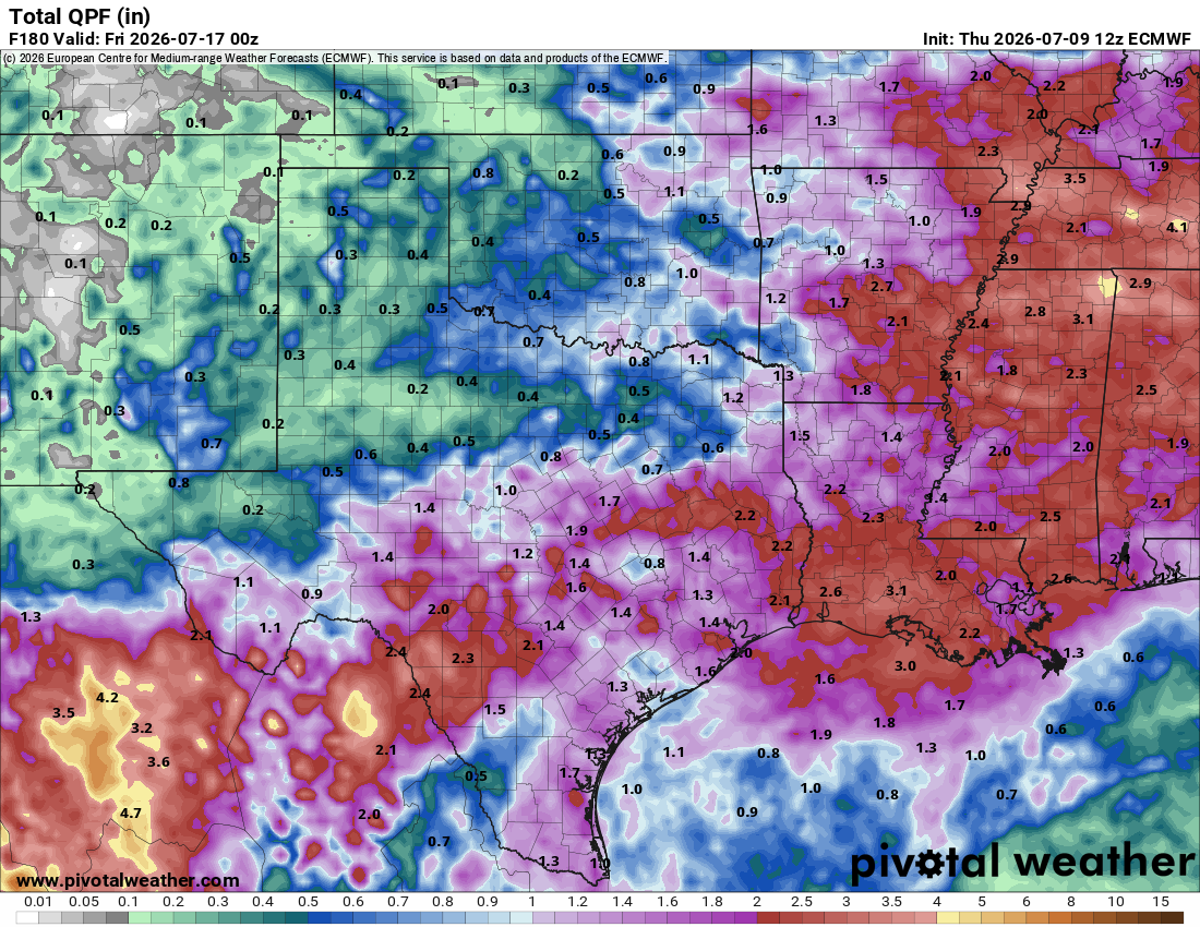The high is heading north and rain will be moving in!