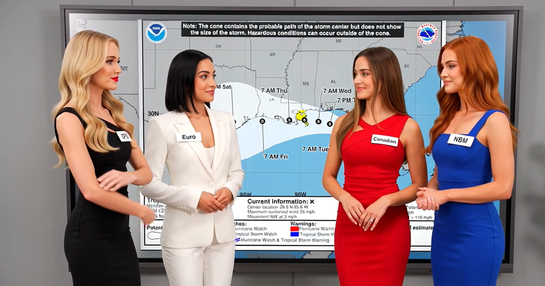 The models are not impressed.
