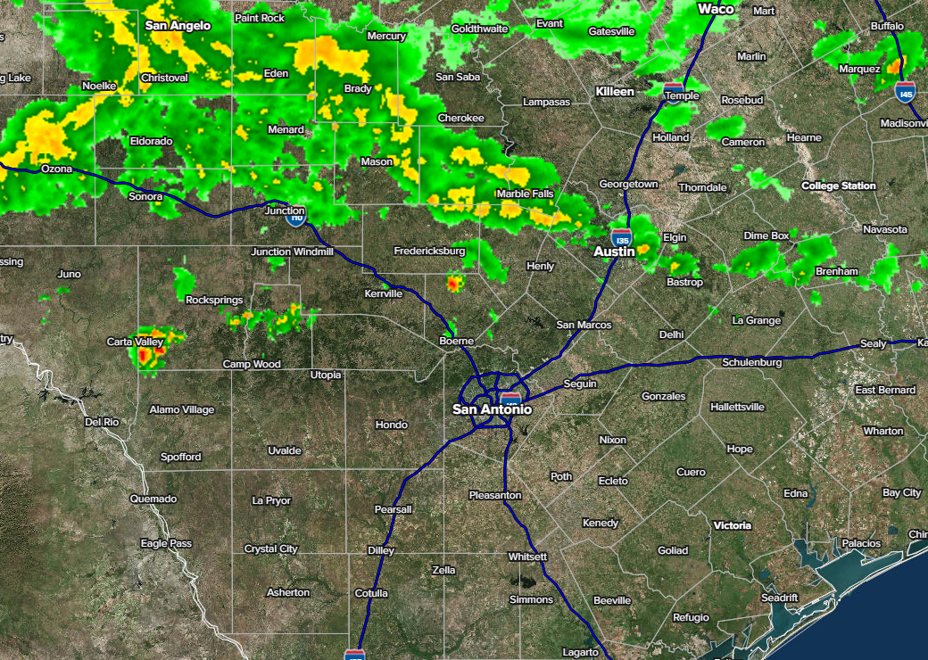 A slight chance for rain today…