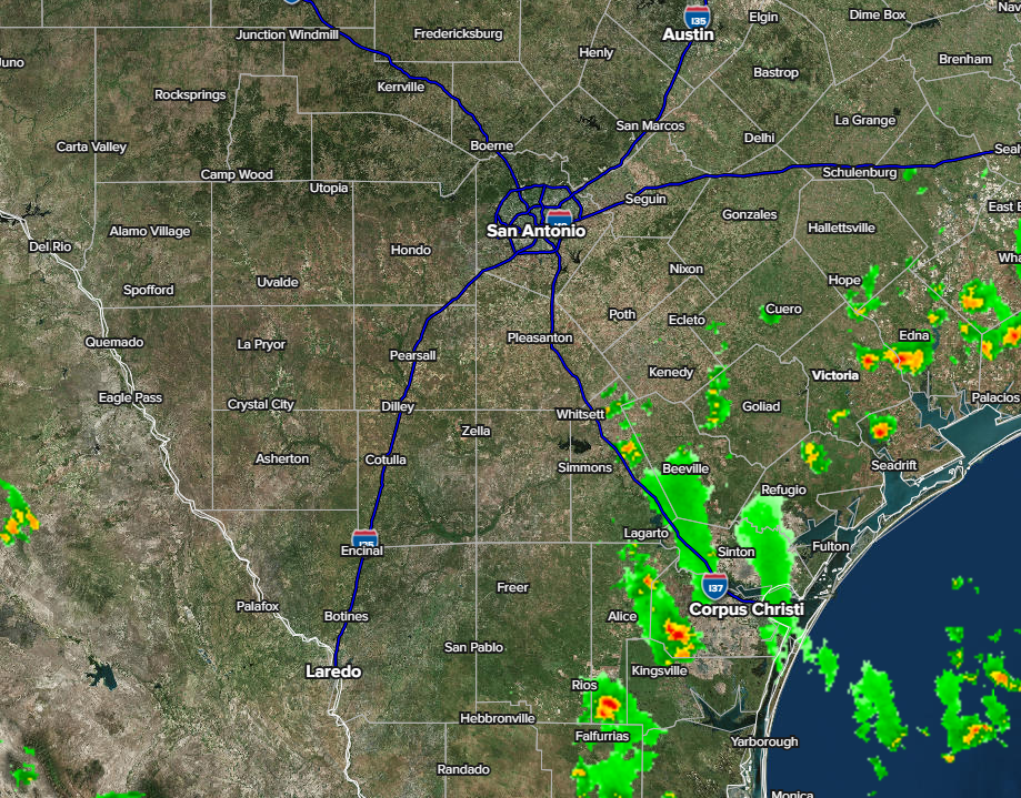 Sea breeze poppers around this afternoon and tomorrow.