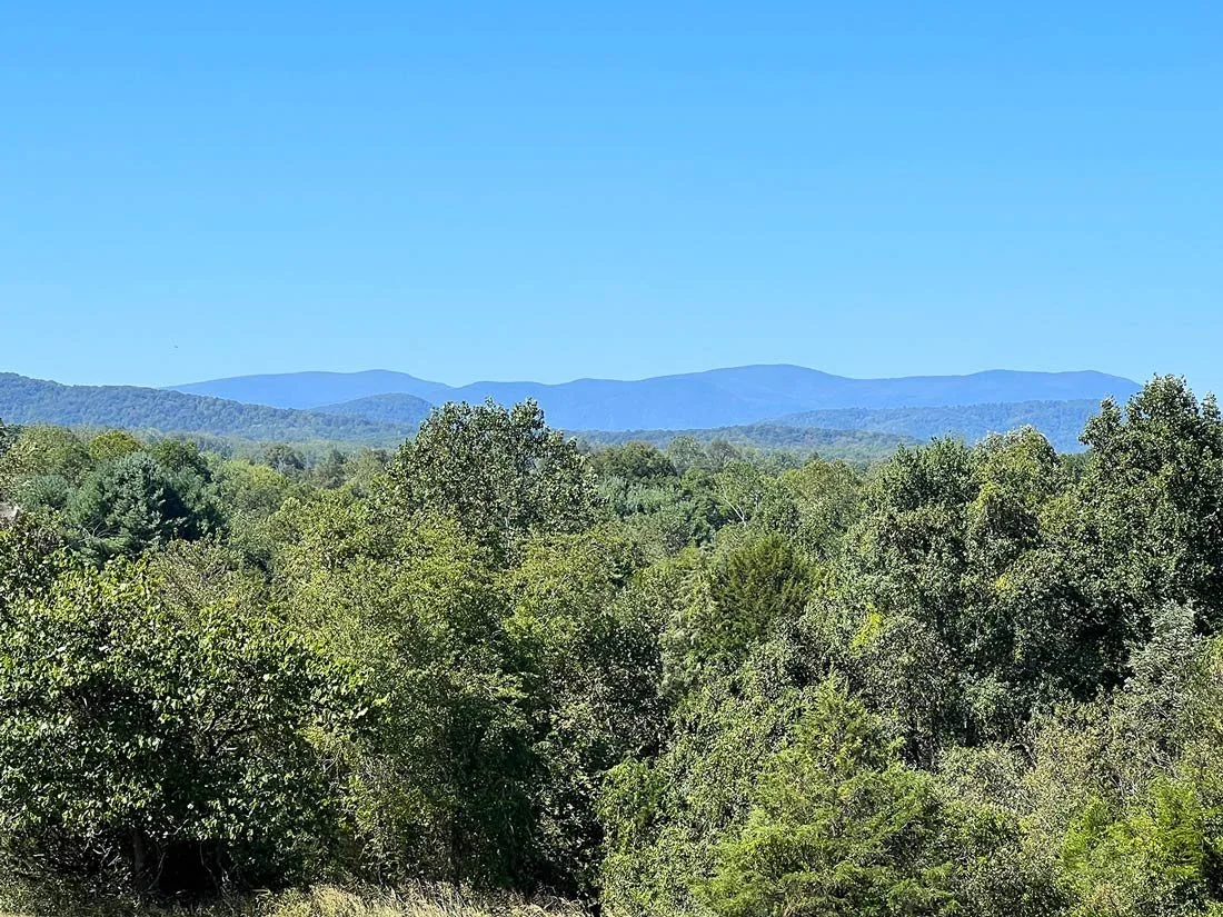Blue Ridge Mountains in Virginia