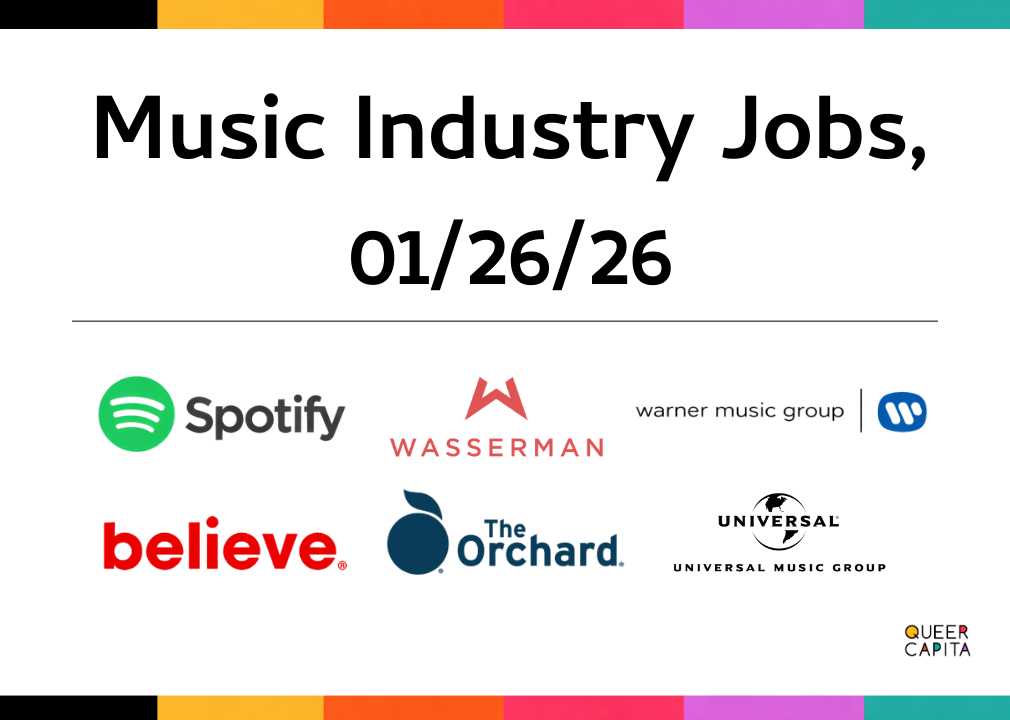 Music Industry Jobs, 1/26/26