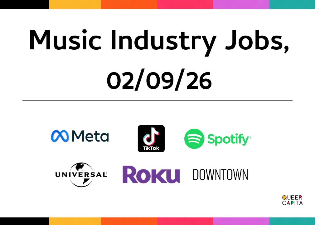 Music Industry Jobs, 2/9/26
