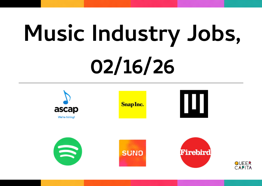 Music Industry Jobs, 2/16/26