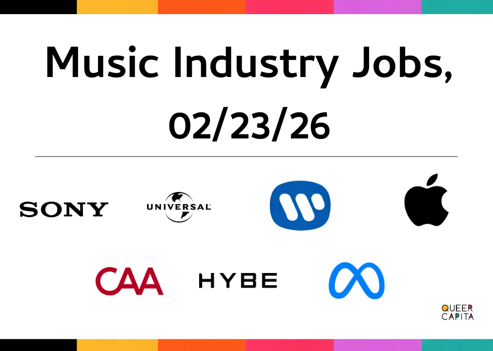 Music Industry Jobs, 2/23/26