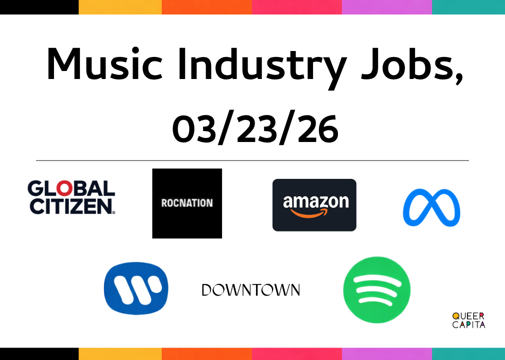 Music Industry Jobs, 3/23/26