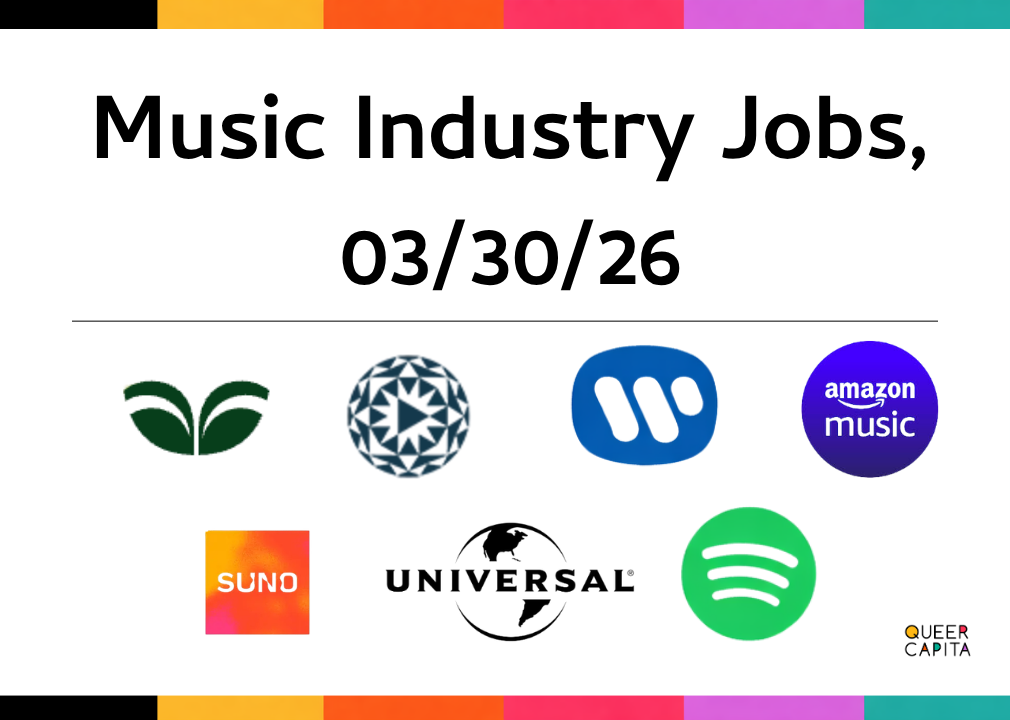 Music Industry Jobs, 3/30/26