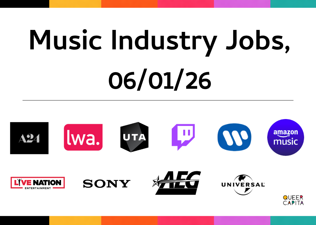 Music Industry Jobs, 6/01/26