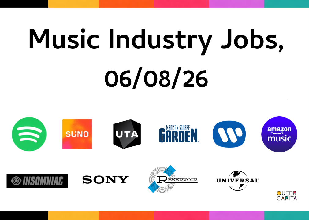 Music Industry Jobs, 6/08/26