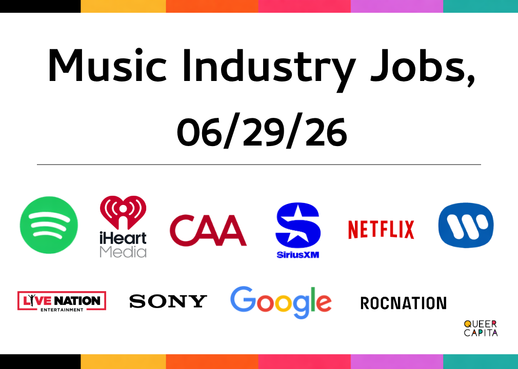 Music Industry Jobs, 6/29/26