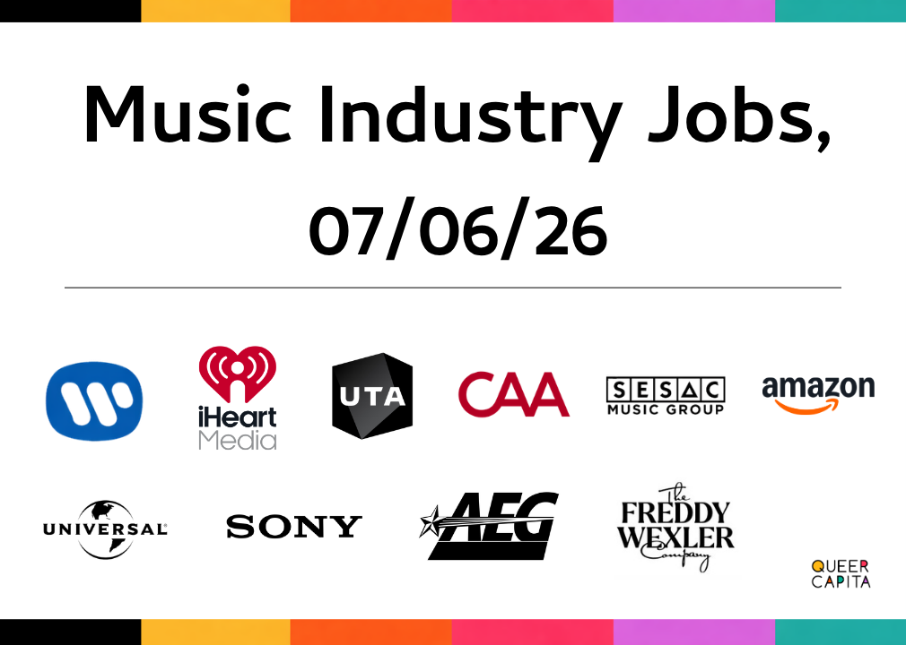 Music Industry Jobs, 07/06/26