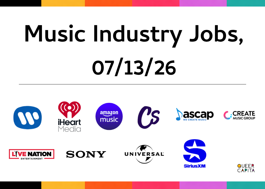 Music Industry Jobs, 07/13/26