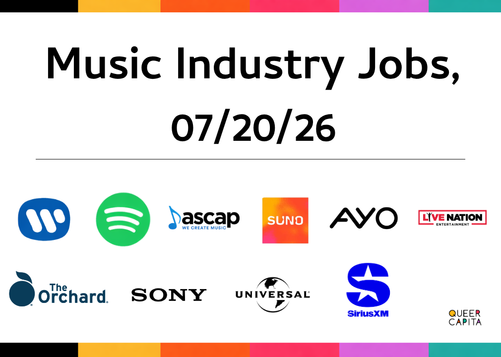 Music Industry Jobs, 07/20/26