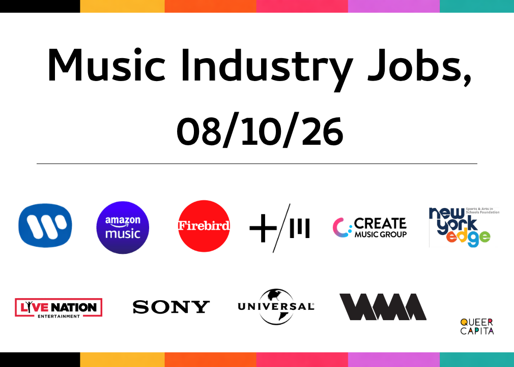 Music Industry Jobs, 08/10/26