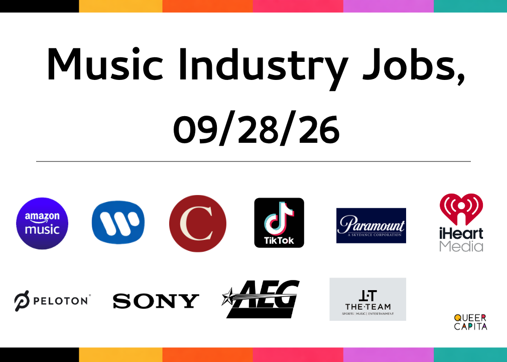 Music Industry Jobs, 09/28/26