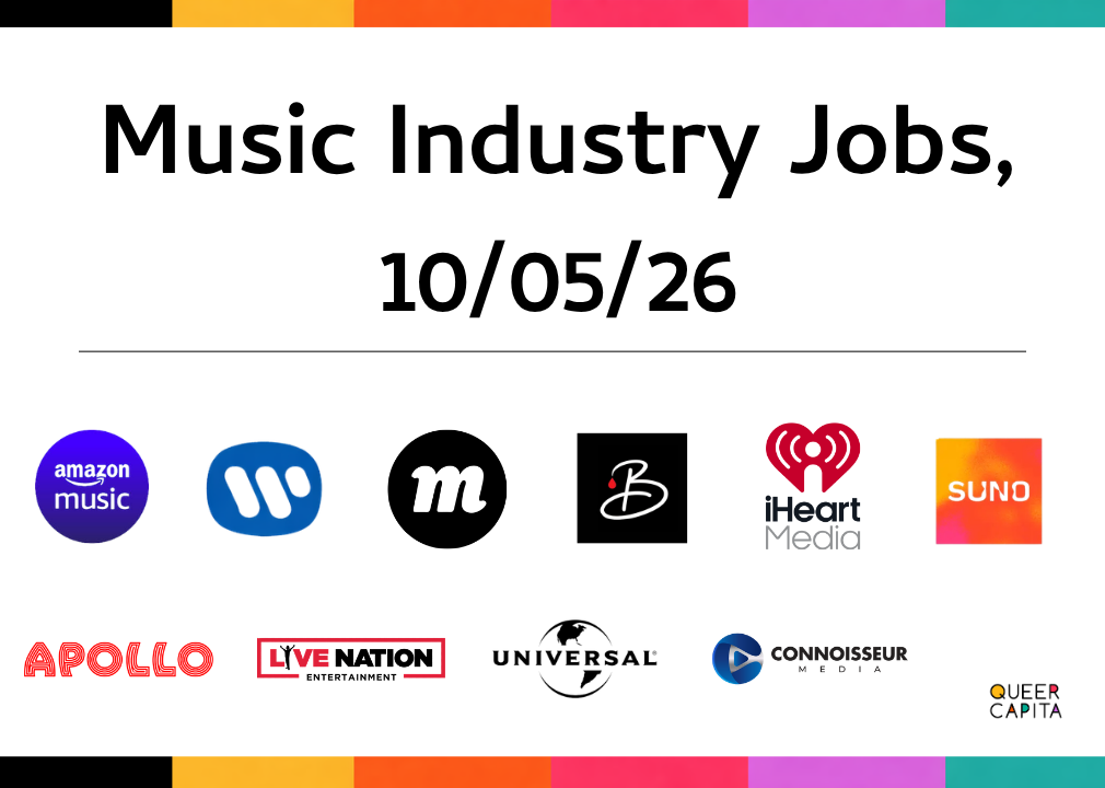 Music Industry Jobs, 10/05/26