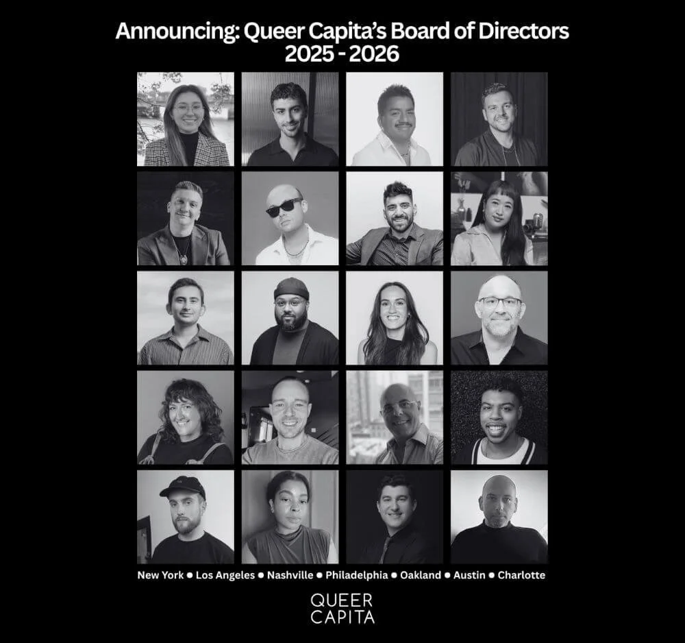 Queer Capita 2026 Board of Directors Composite Image