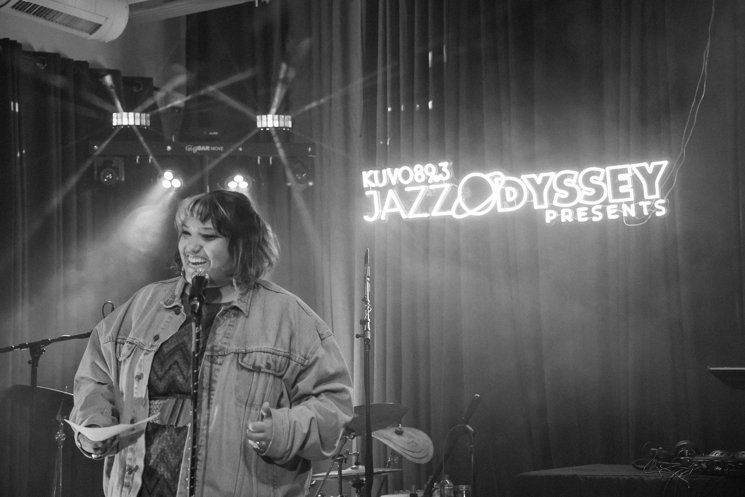 KUVO Jazz Odyssey Host Abi Clark