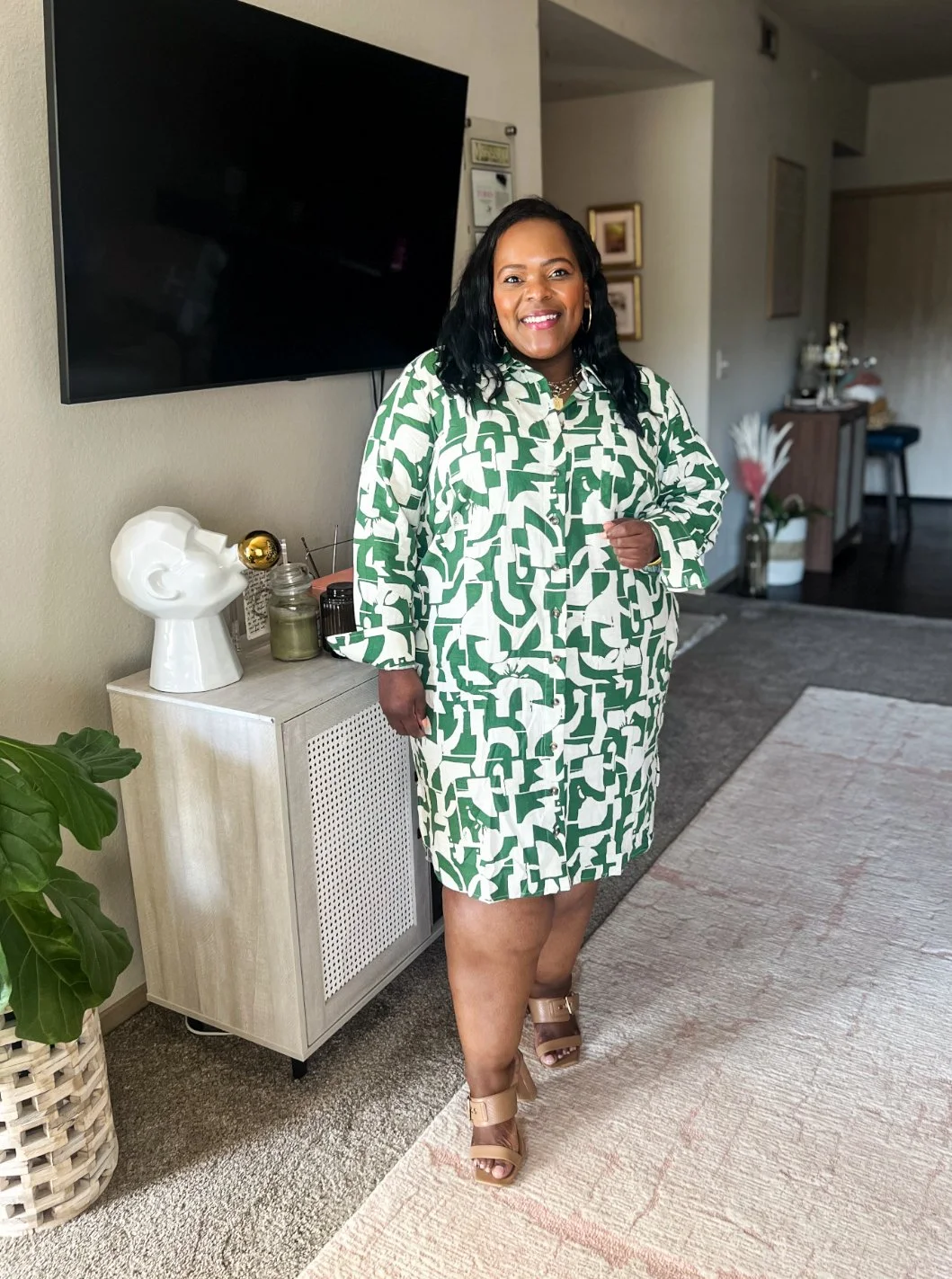 Universal Standard Linen Shirt Dress