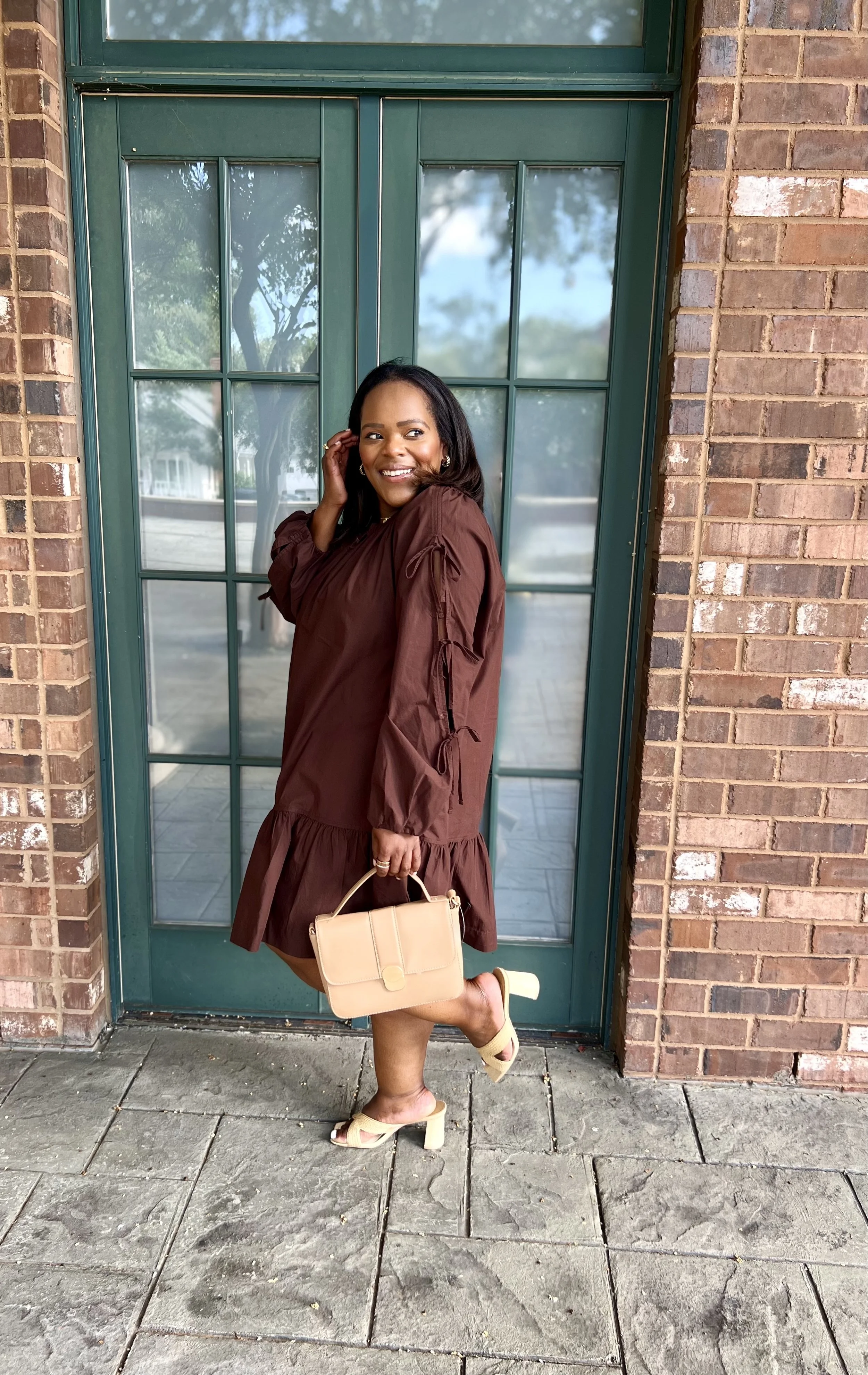 Brown Dress from Free Assembly at Walmart