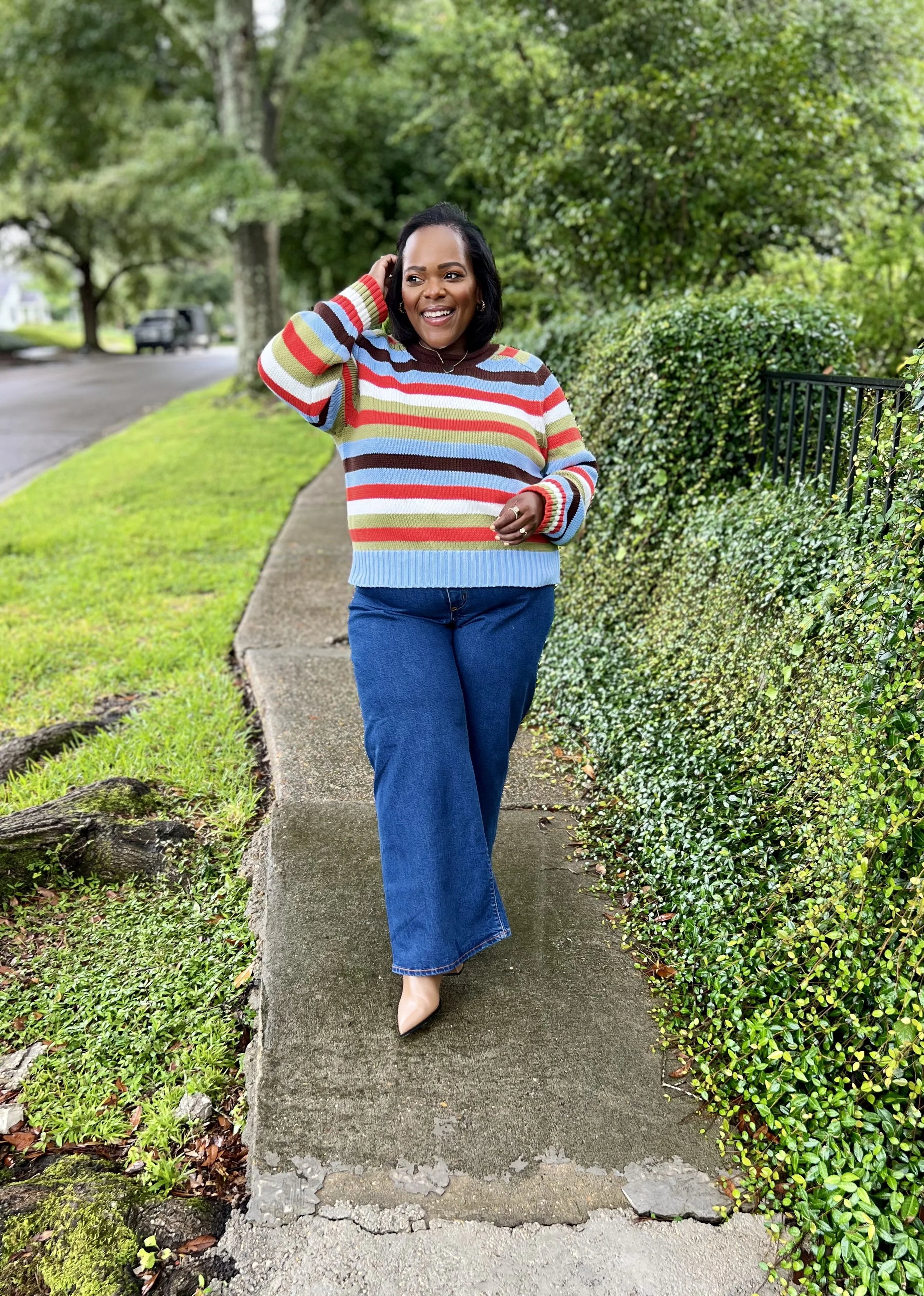 Free Assembly Colorful Stripe Sweater from Walmart