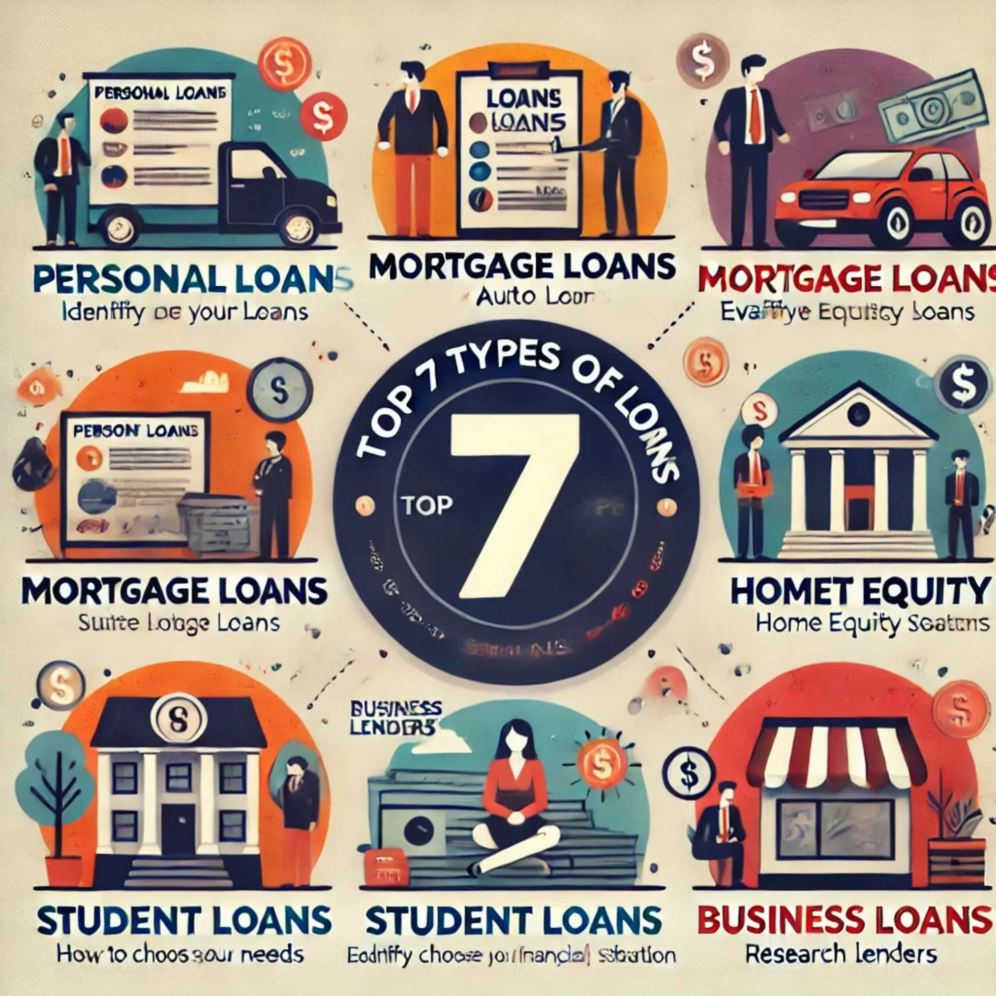 Top 7 Types of Loans and How to Choose the Right One for Your Financial Goals