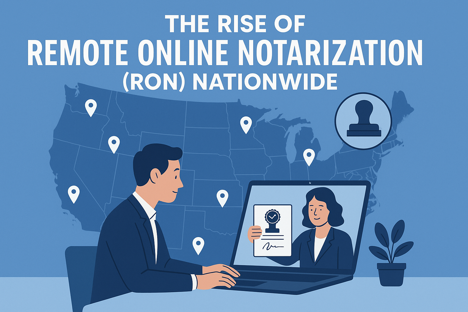The Rise of Remote Online Notarization (RON) Nationwide