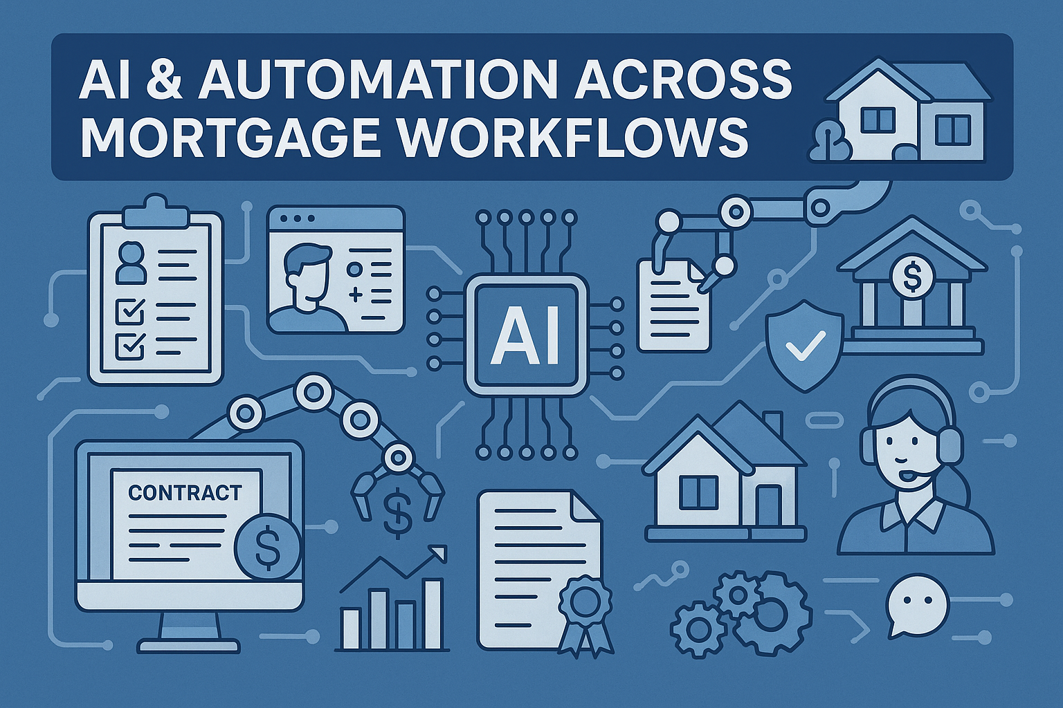 AI &amp; Automation Across Mortgage Workflows: Transforming the Lending Landscape