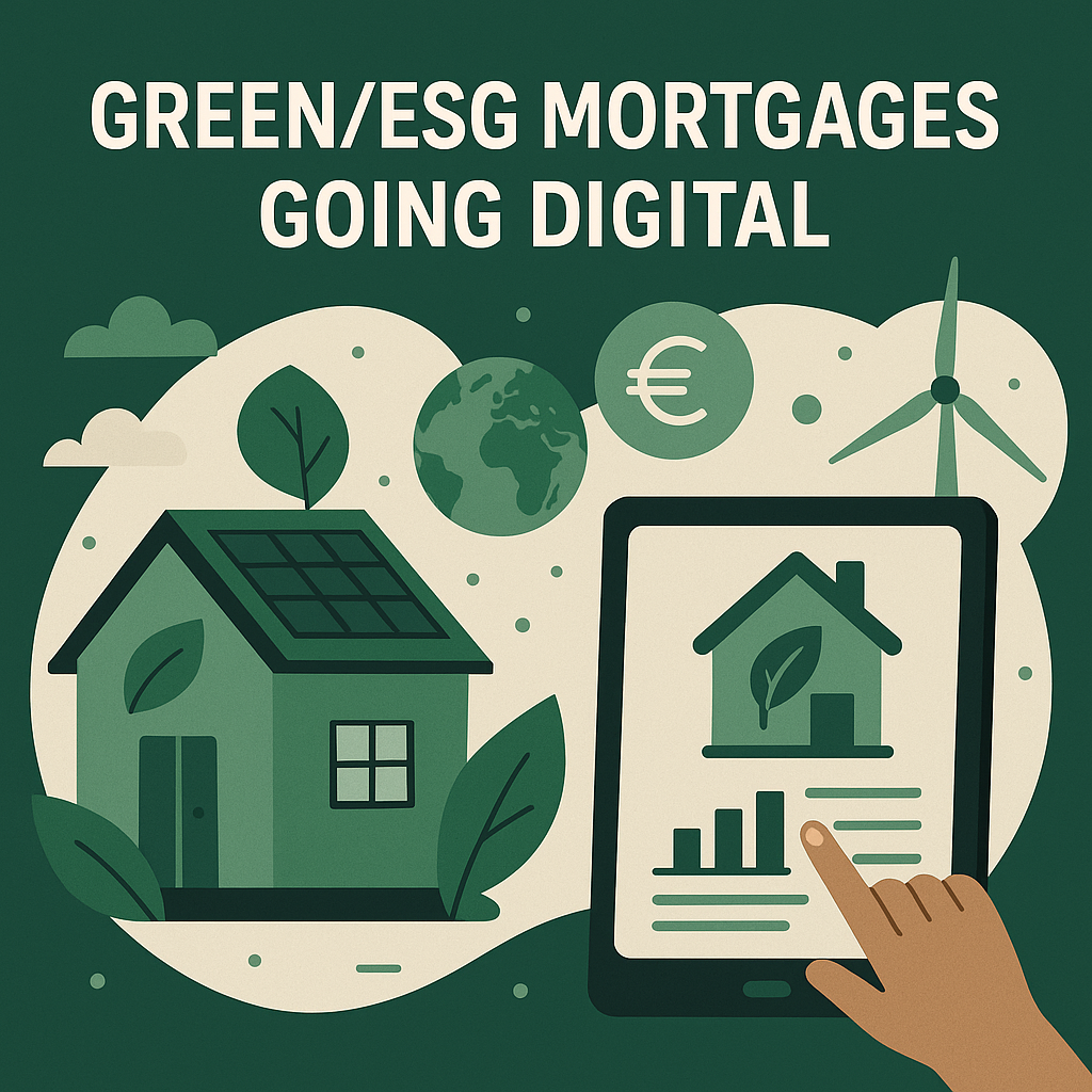 Green/ESG Mortgages Going Digital: A Sustainable Shift in Lending