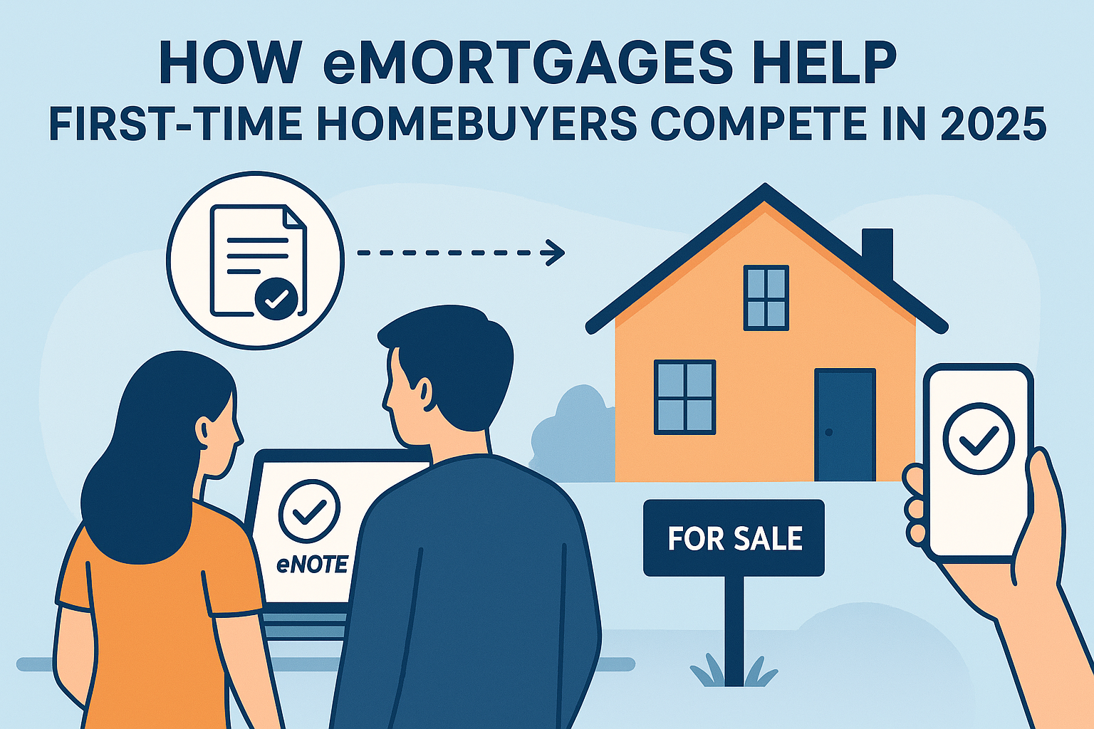 How eMortgages Help First-Time Homebuyers Compete in 2025