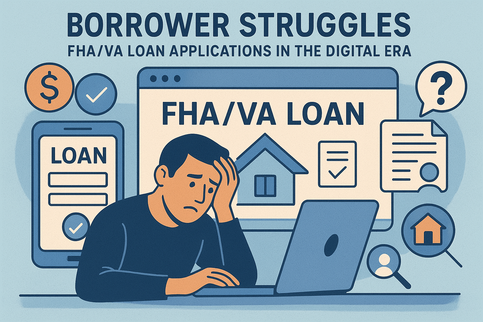 Borrower Struggles: FHA/VA Loan Applications in the Digital Era