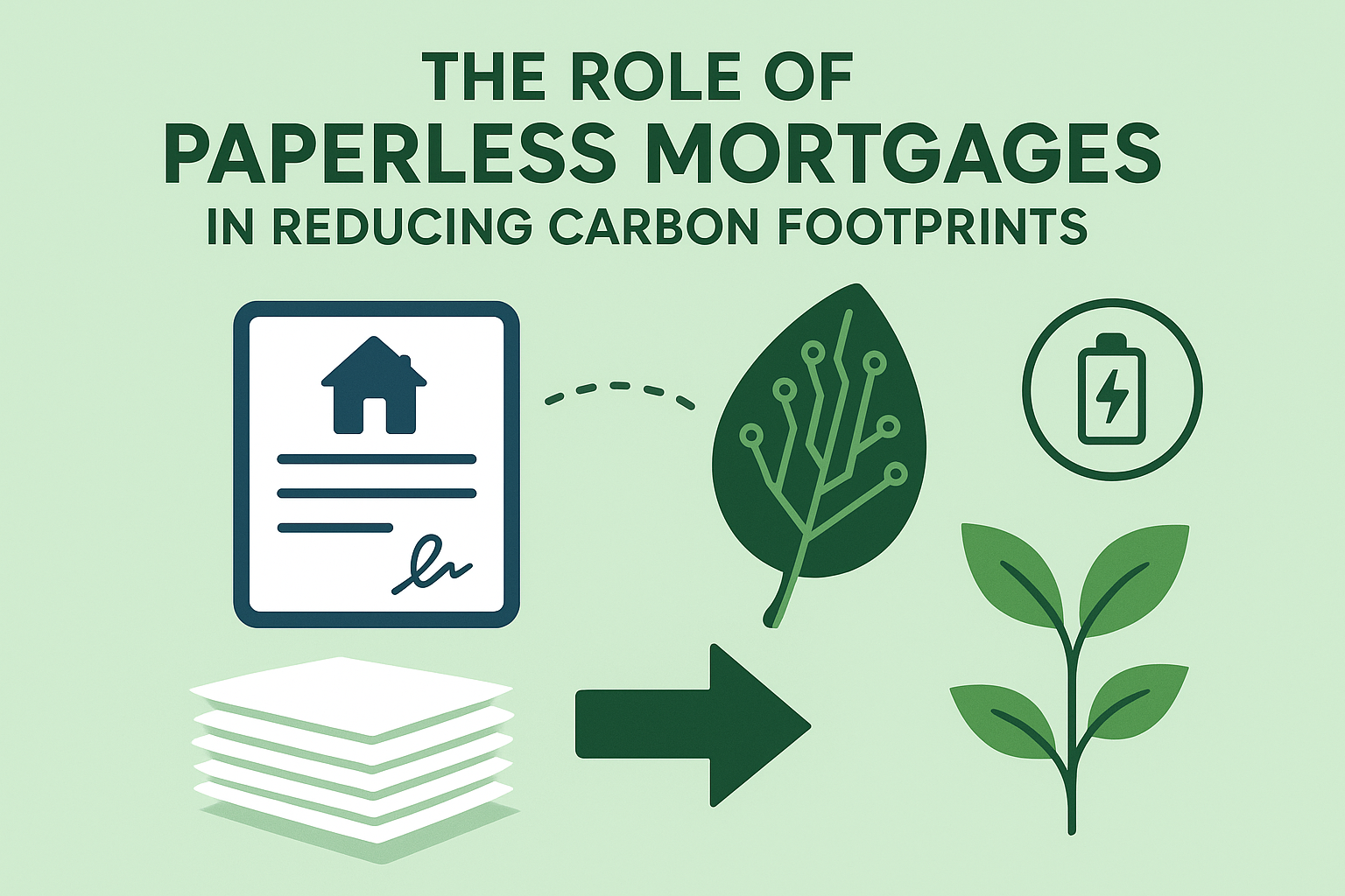 The Role of Paperless Mortgages in Reducing Carbon Footprints