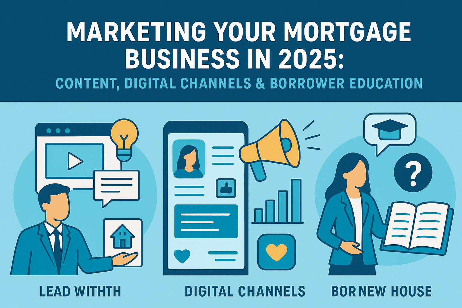 Marketing Your Mortgage Business in 2025: Content, Digital Channels &amp; Borrower Education