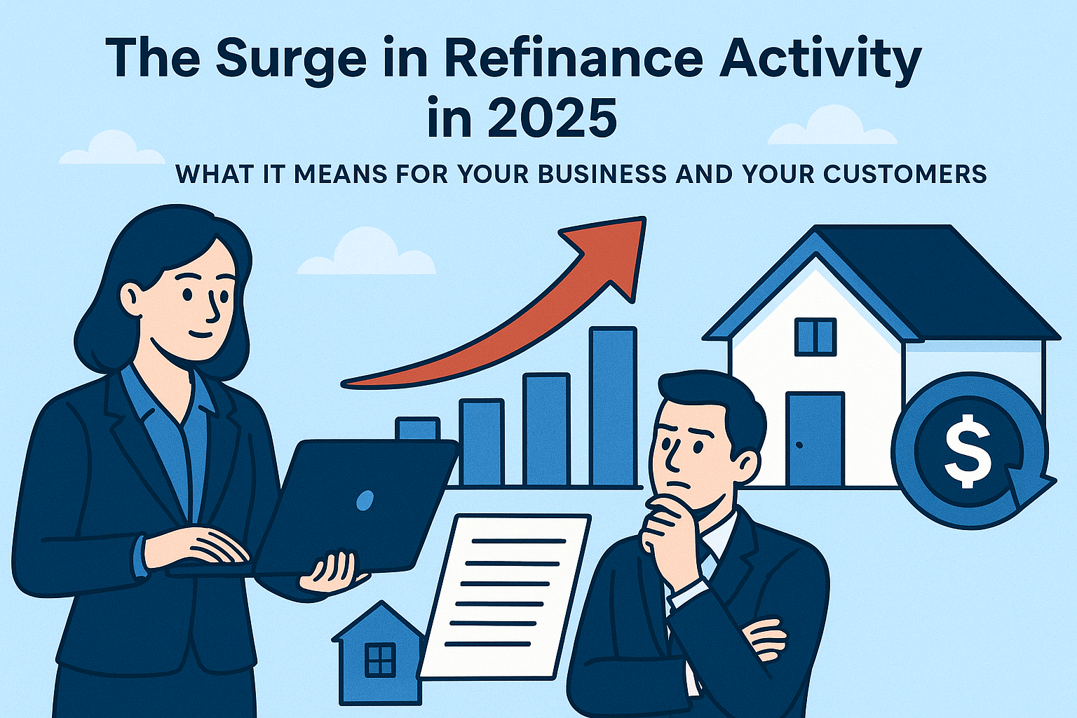 The Surge in Refinance Activity in 2025: What It Means for Your Business and Your Customers